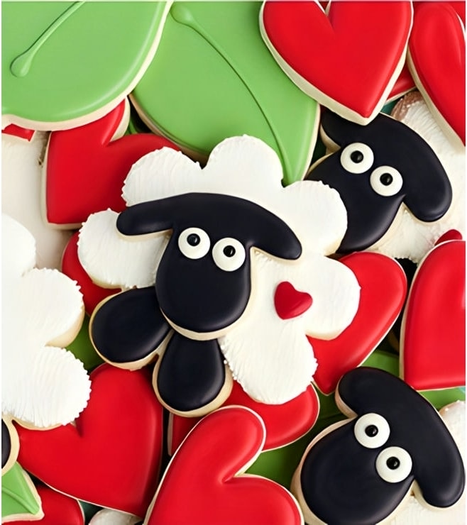 Eid Sheeps & Hearts Cookies