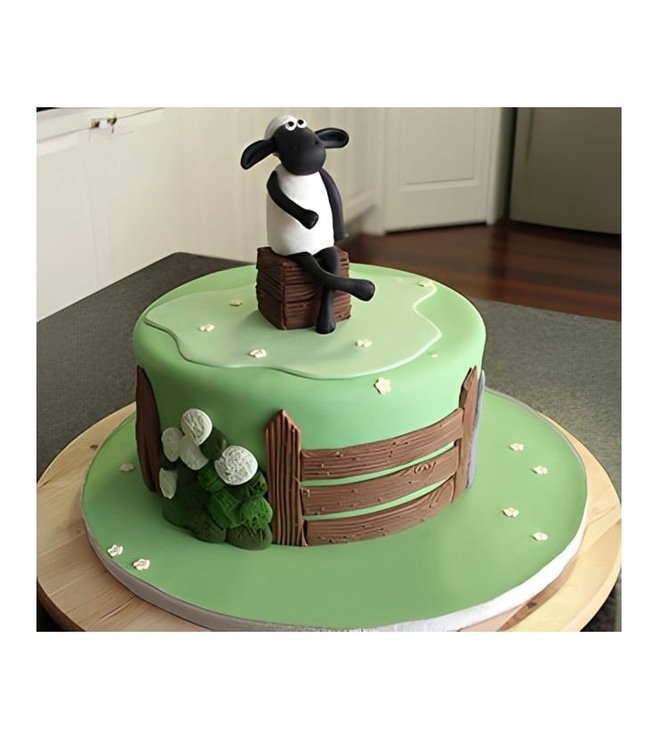 Lounging Sheep Cake