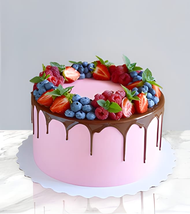 Berry Chocolaty Drip Cake
