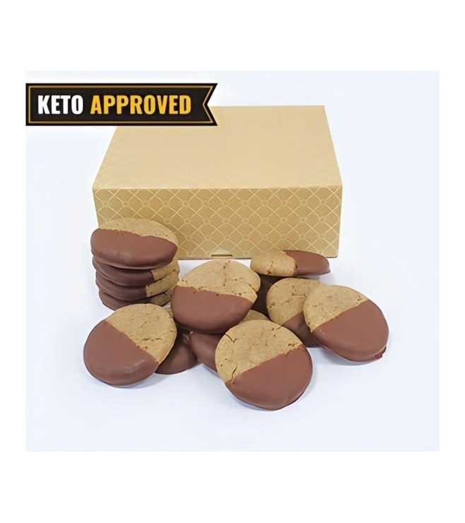 Keto Chocolate Dipped Cookie By Broadway Bakery