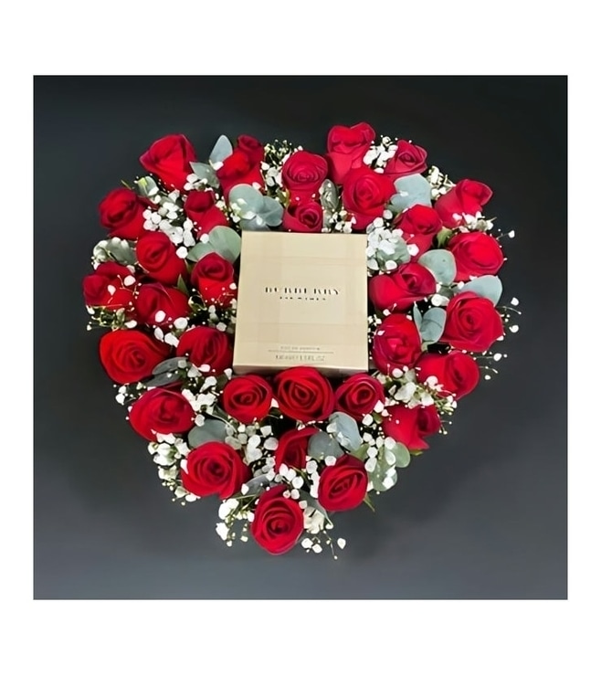 Precious Heart Bouquet with Burberry