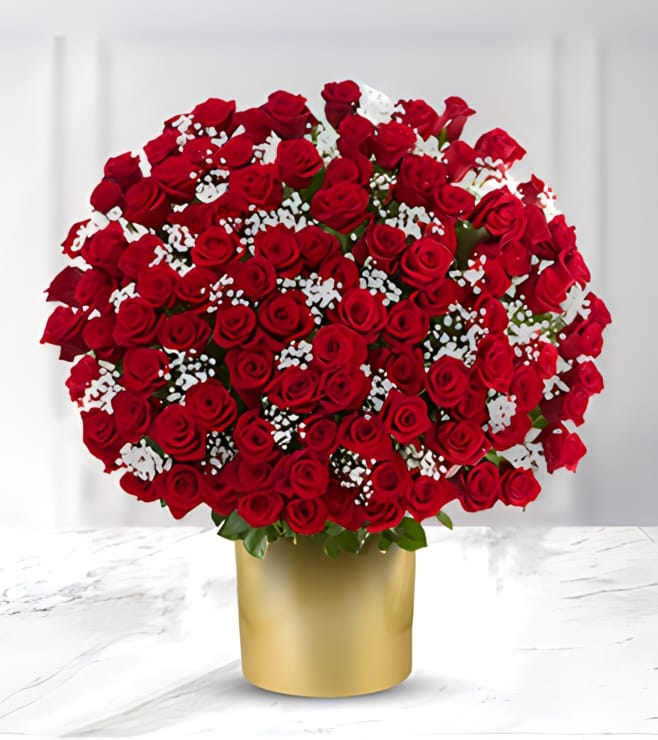 200 Red Roses, Luxury Collection