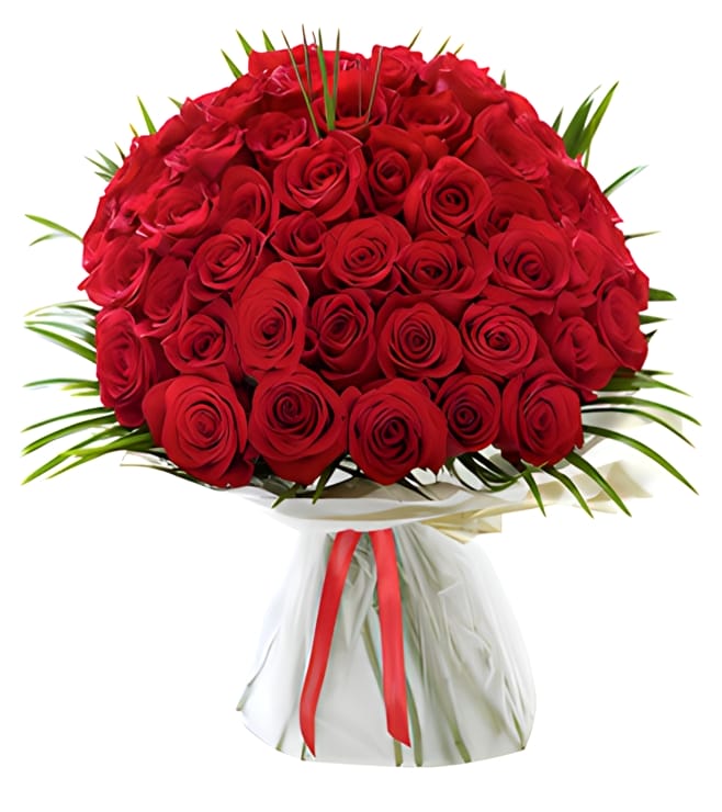 Unforgettable 50 Rose, Valentine Flowers