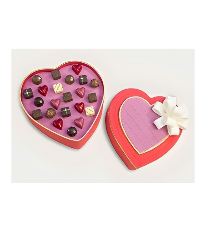Chocolate Box Heart Cake With Annabelle Chocolates