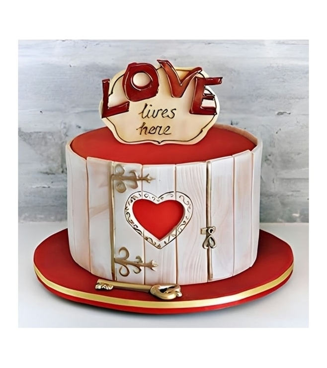 Love Lives Here Cake
