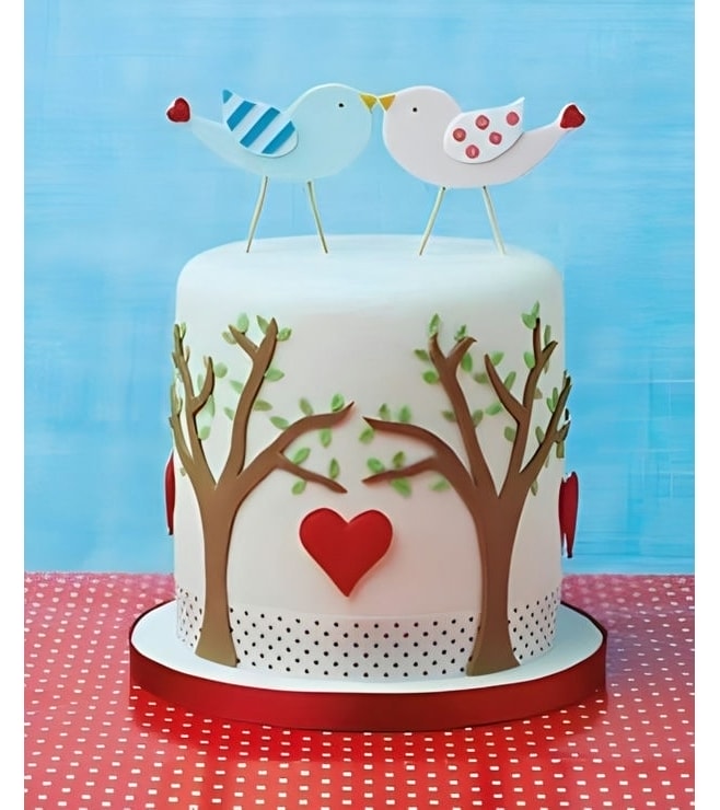Lovebirds of a Feather Cake