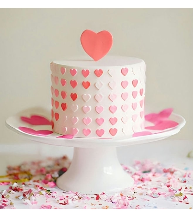 Sensational Hearts Cake