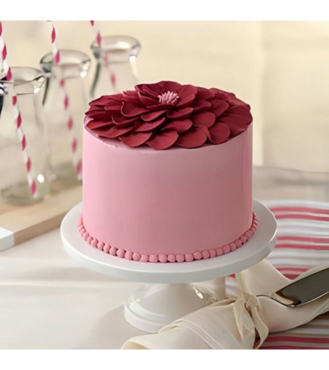 Classic Petals Valentine's Cake