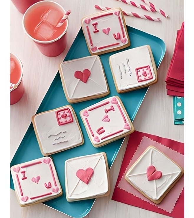 Sweet Love Letters Cookies