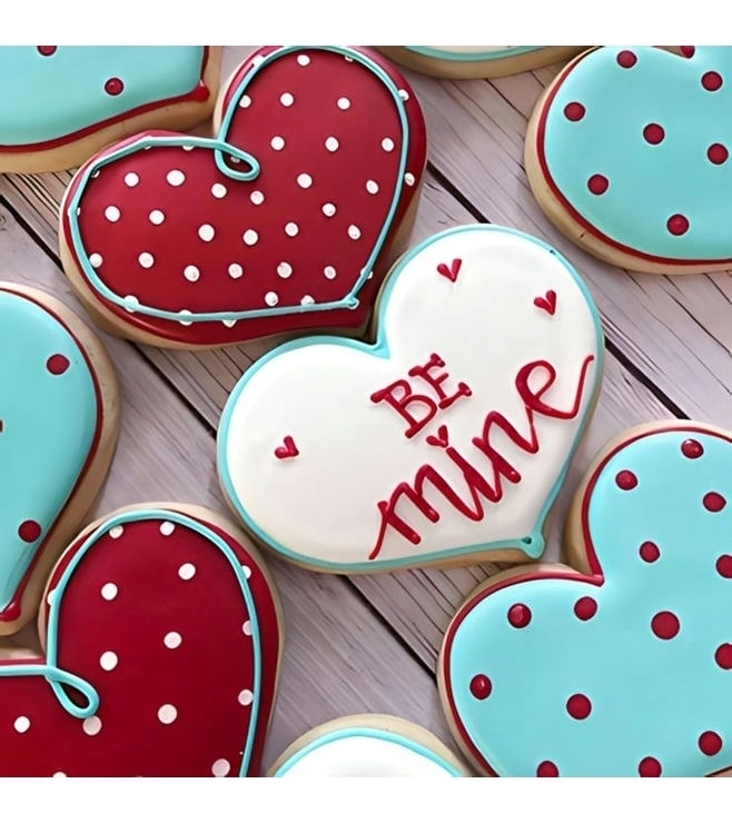 Be Mine Heart Cookies