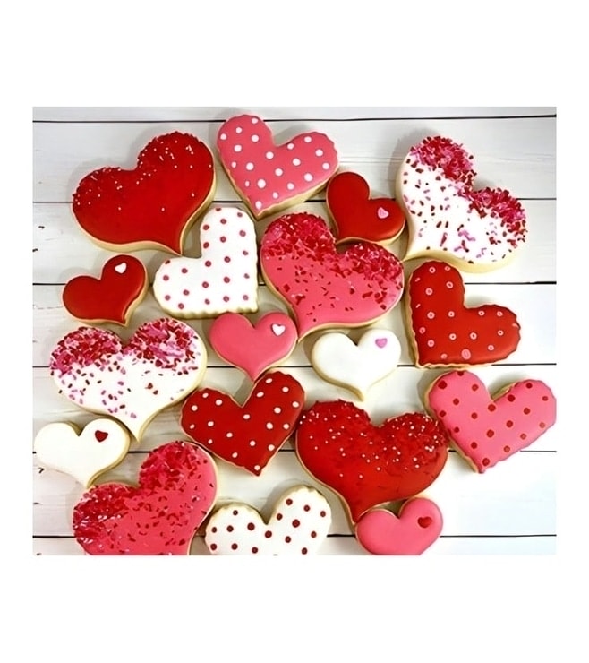 Adoring Hearts Cookies
