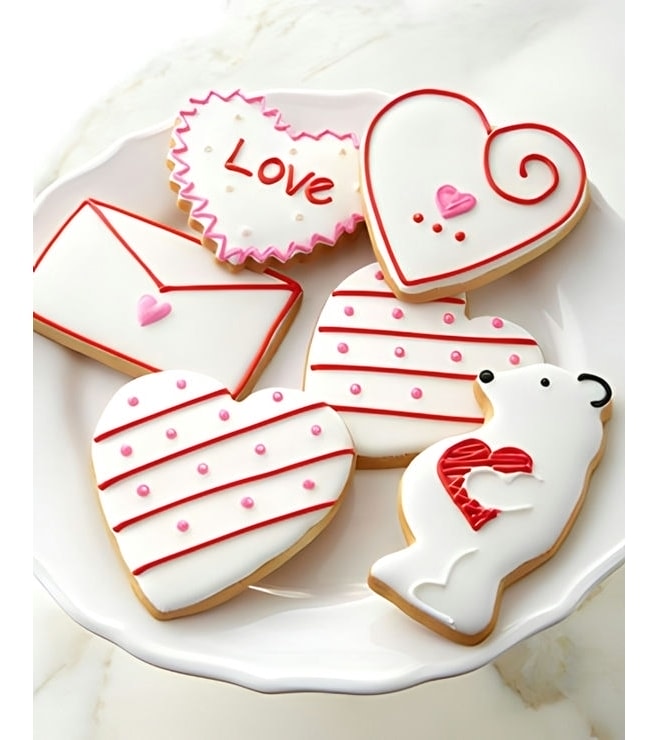 Bear in Love Cookies