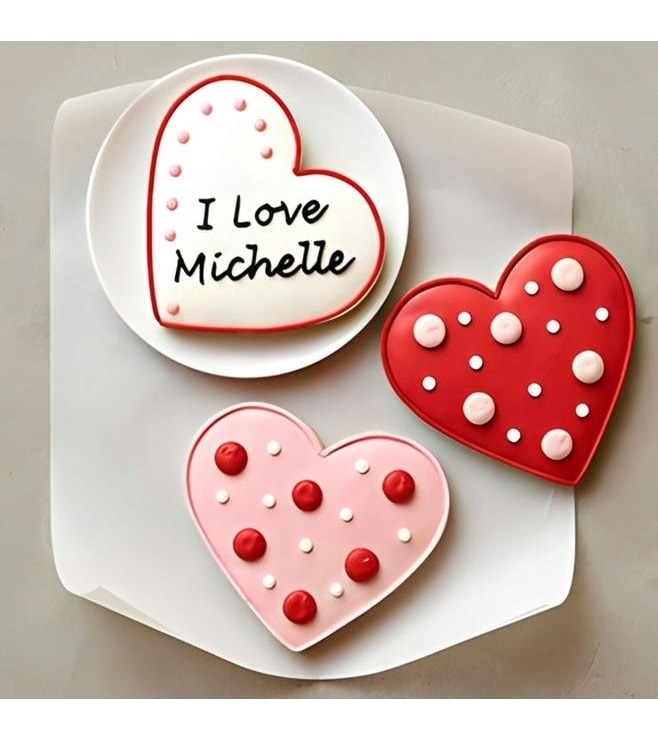 In Love With You Valentine's Cookies
