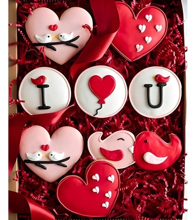 Lovebirds Valentine's Cookies