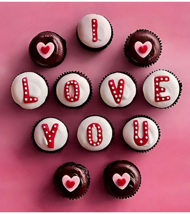 Love Note Dozen Cupcakes