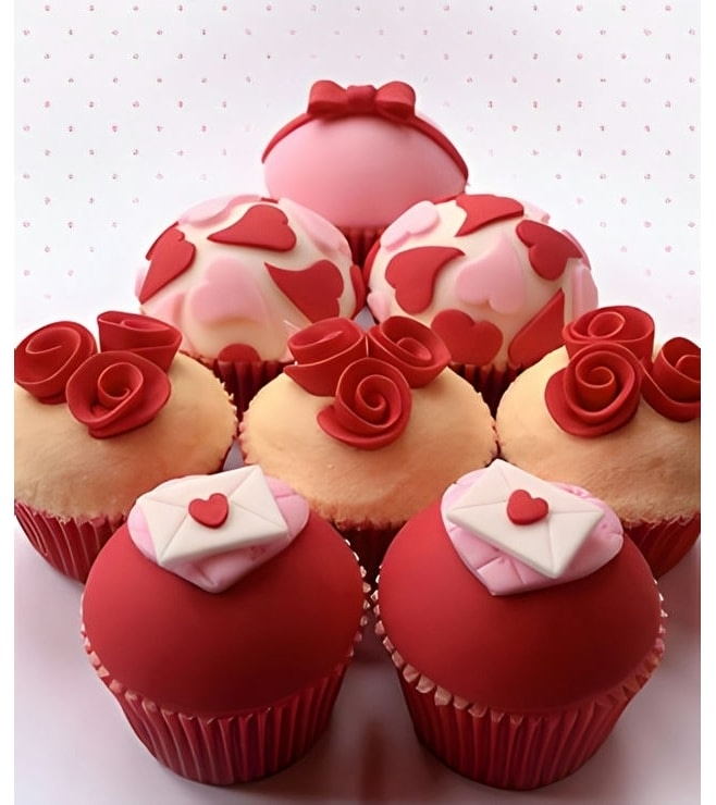 Secret Love Letters Dozen Cupcakes