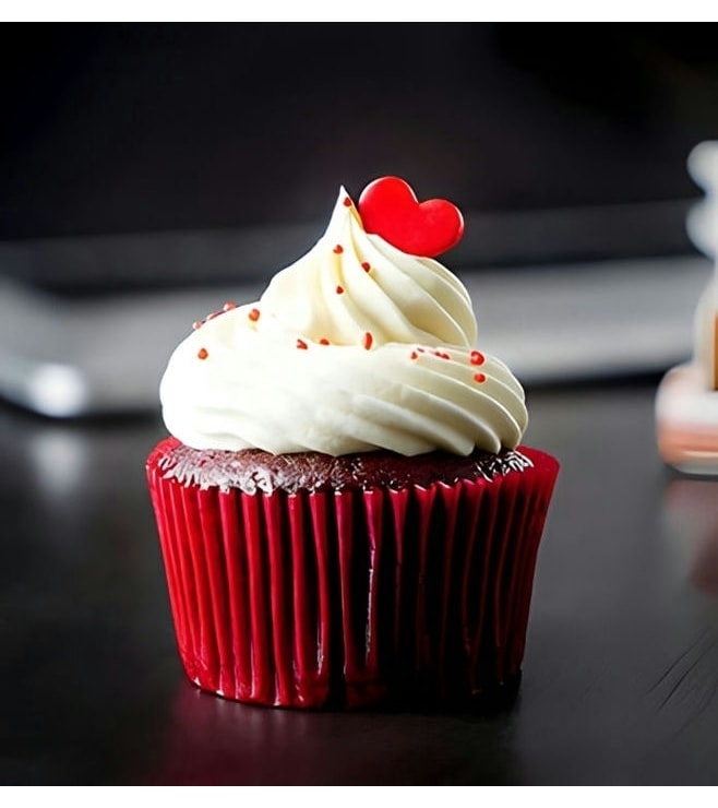 On My Mind Red Velvet Dozen Cupcakes