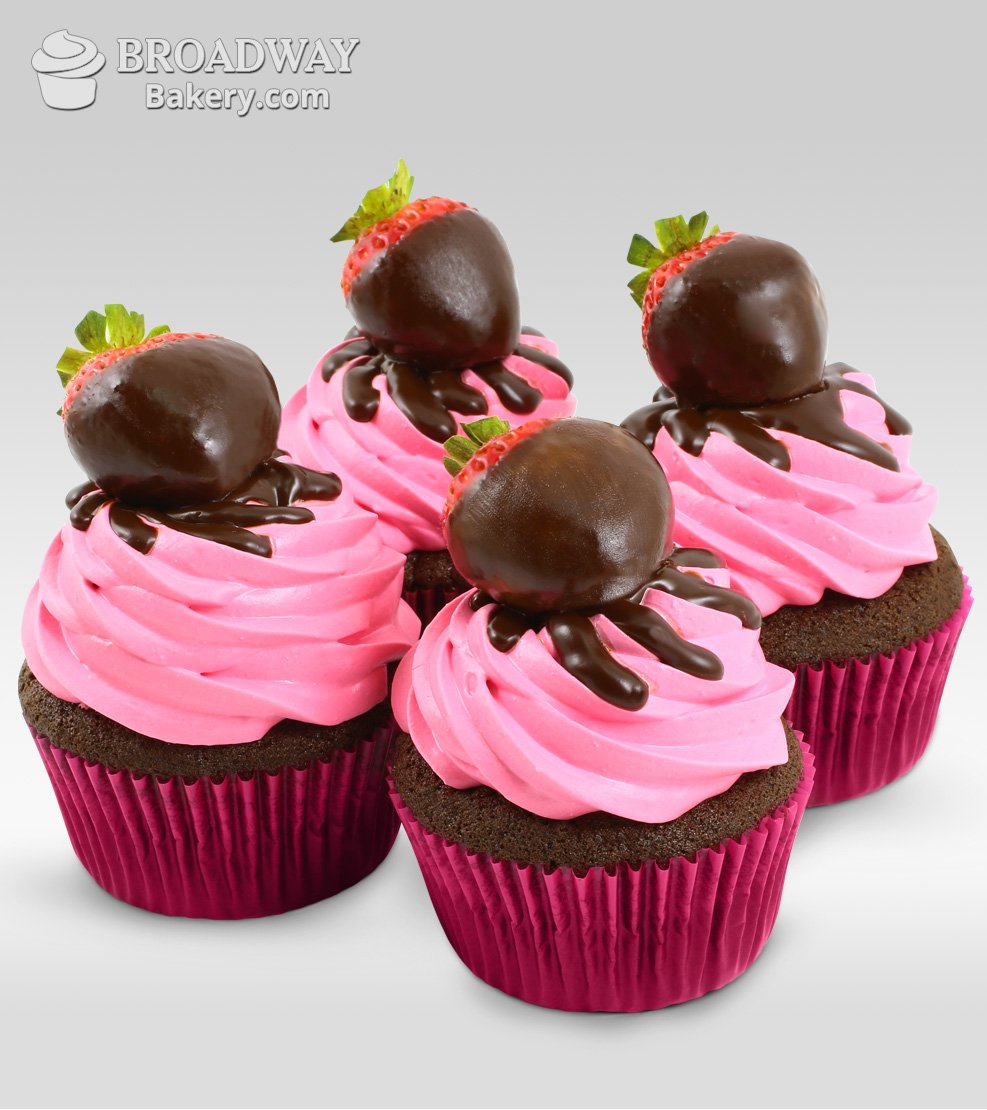 Strawberry Burst - 12 Cupcakes