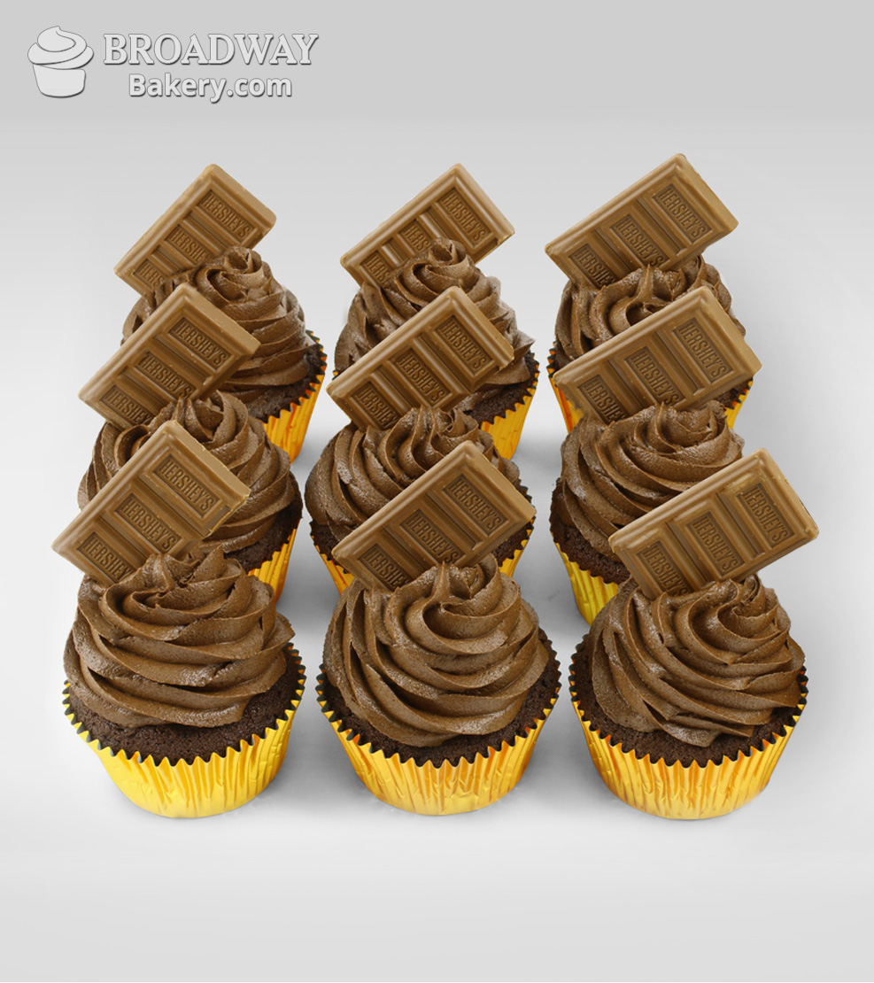 Chocolate Bomb - 6 Cupcakes