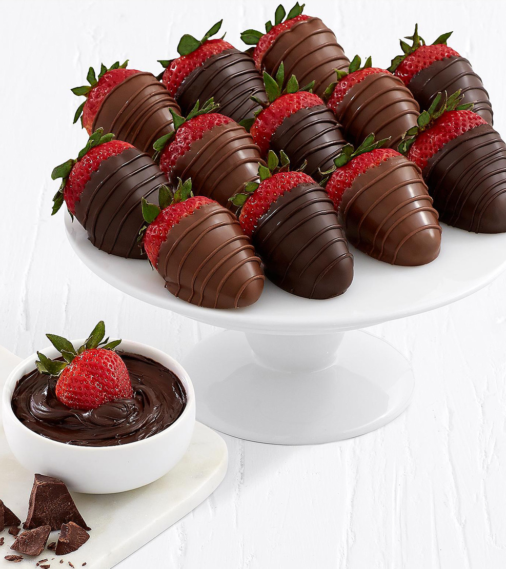 Sinful Creation -6 Chocolate Dipped Strawberries ...