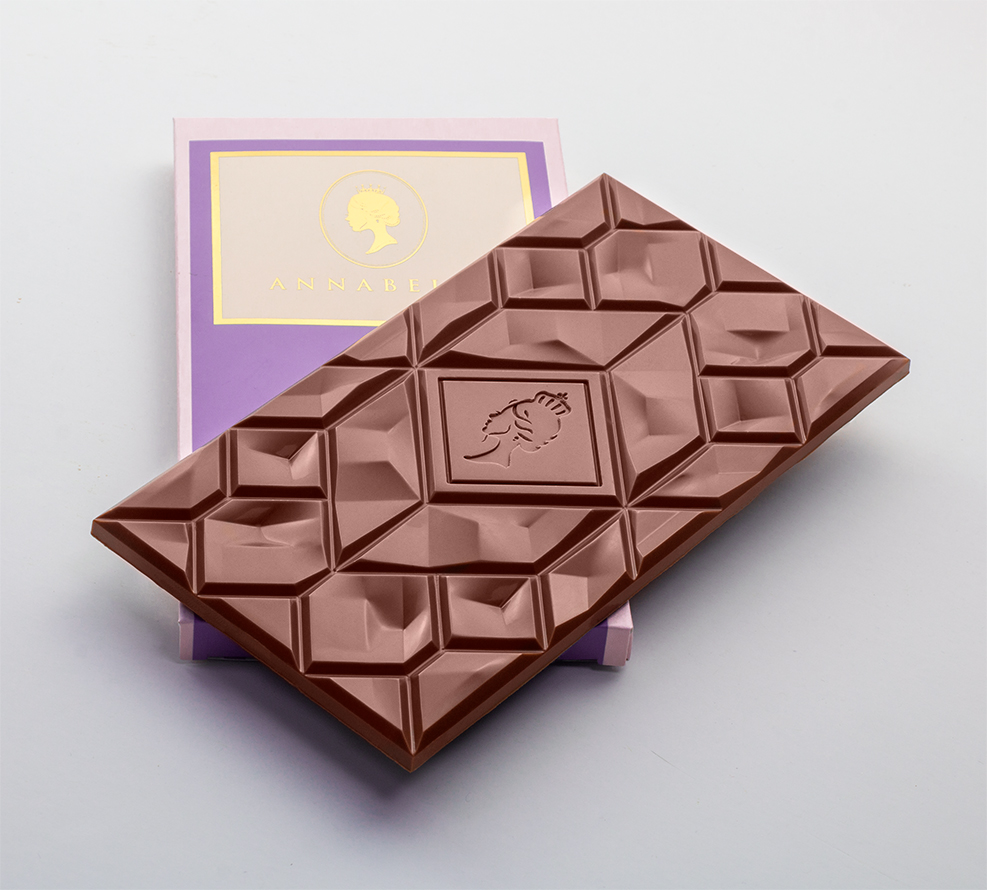 Large Hazelnut Chocolate Bar By Annabelle