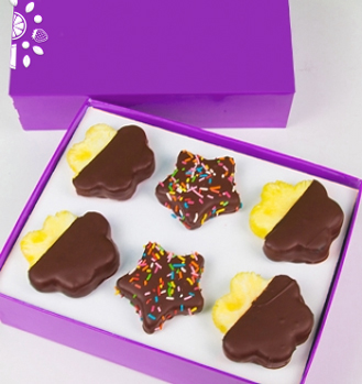 Chocolate Covered Star Pineapple and Pineapple Daisy Duo
