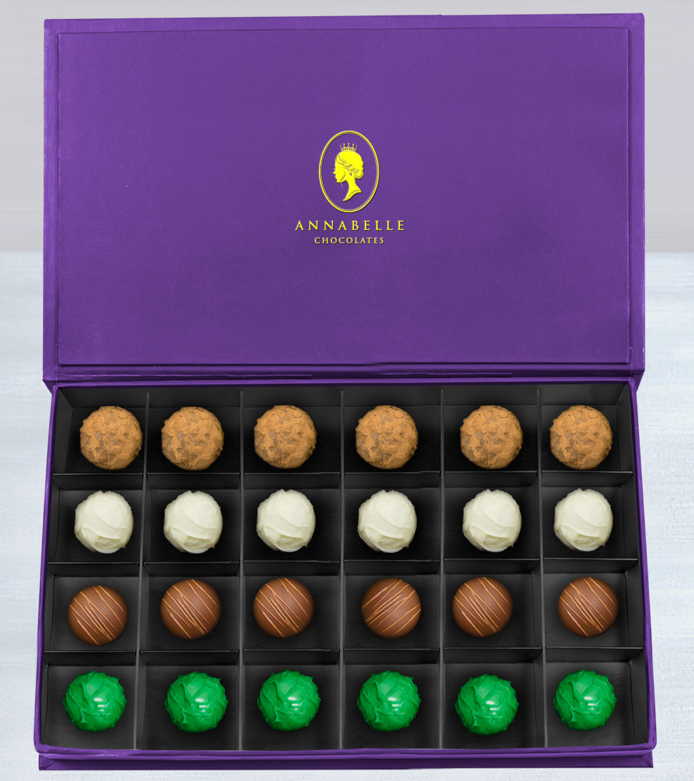 The Diplomat's Chocolate Truffles Box by Annabelle Chocolates