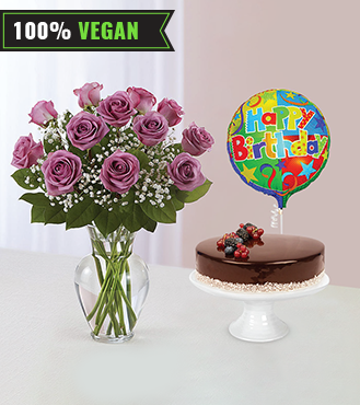 Lavender Wishes Vegan Chocolate Cake Bundle