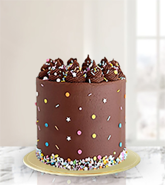 Chocolate Funfetti Mono Cake, Serving Size: 2