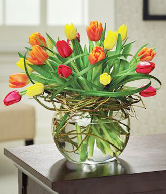 Contemporary Style Tulips