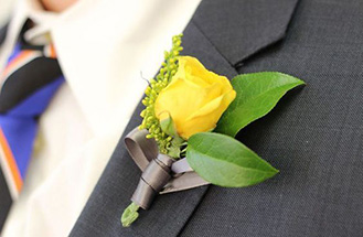 Bright Lights Boutonniere