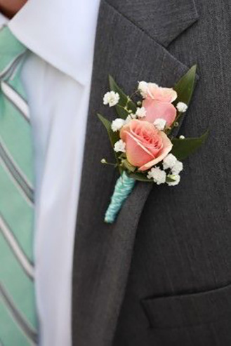 Lion heart Boutonniere