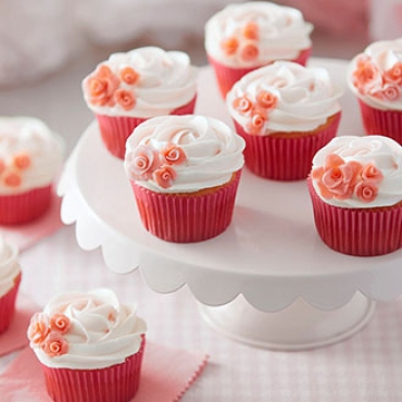 Floral Swirls Dozen Cupcakes