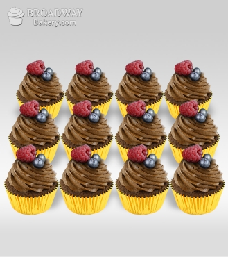 Vegan Chocolate Cupcakes - Dozen Cupcakes