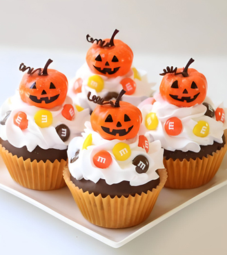 Spooktacular Pumpkin Cupcakes