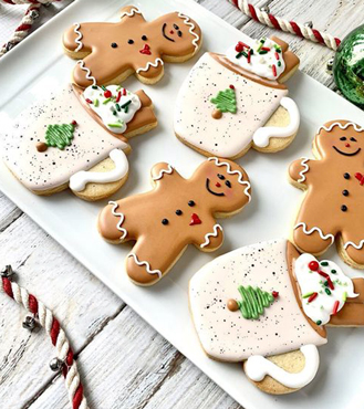 Dashing Gingerbread Man Cookies