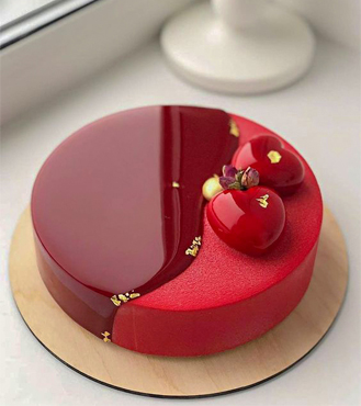 Heart's Passion Cake