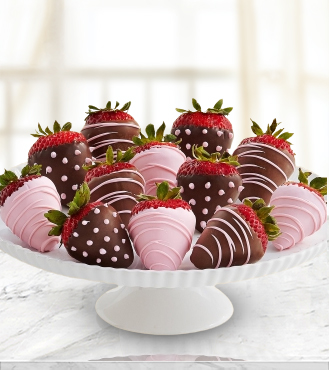 Tickled Pink - Dozen Dipped Strawberries