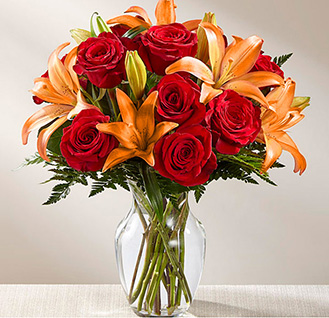 Passionate Fall Bouquet