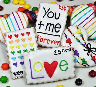 Quirky Love Cookies