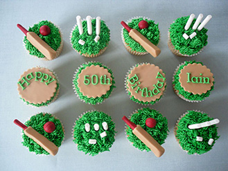 Cricketer Dozen Cupcakes