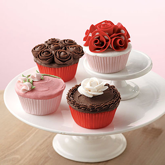 Delectable Roses Cupcakes
