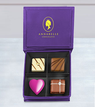 Heart of Cocoa Chocolate Box by Annabelle Chocolates