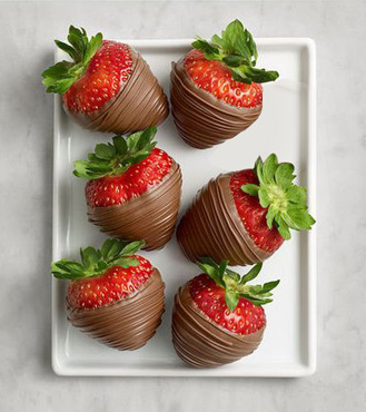 Satin Smooth Dipped Strawberries