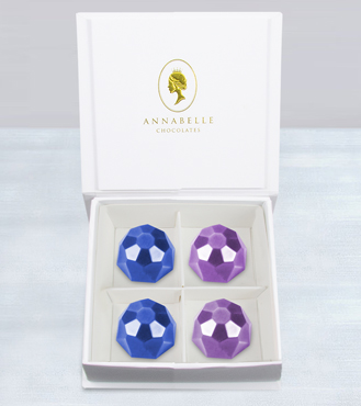 Twinkling Gemstones Chocolates by Annabelle Chocolates