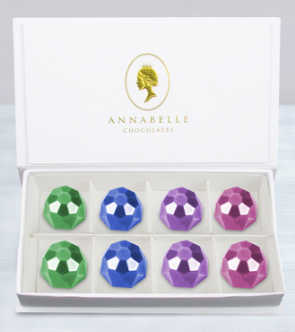Ornate Gemstones Chocolate Box by Annabelle Chocolates