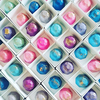 Pristine Perfection Gemstone Chocolates by Annabelle Chocolates