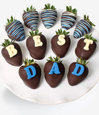 Best Dad Dipped Strawberries