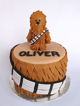 chewbacca birthday cake