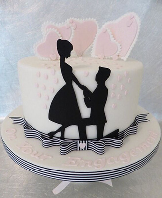 Down on One Knee Cake